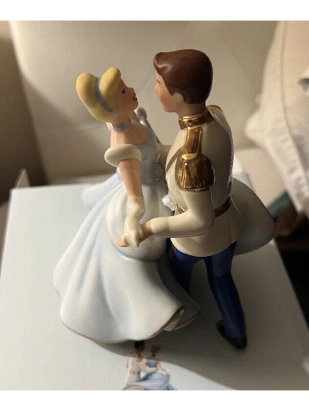 Cinderella and Prince Charming Figurine Lenox Disney Showcase New